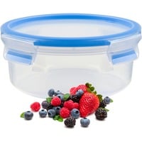 Emsa 508552 recipiente de almacenar comida Alrededor Cuenco 0,85 L Transparente 1 pieza(s), Caja transparente/Azul, Cuenco, Alrededor, 0,85 L, Transparente, Polipropileno (PP), Elastómero termoplástico (TPE), Alemania