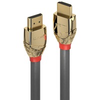 Lindy 37602 cable HDMI 2 m HDMI tipo A (Estándar) Gris gris, 2 m, HDMI tipo A (Estándar), HDMI tipo A (Estándar), 48 Gbit/s, Gris