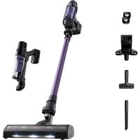 Rowenta RH6A31 Aspiradora escoba 2 en 1 Batería Secar Sin bolsa 140 W Negro, Púrpura, Aspirador vertical negro/Lila, Aspiradora escoba 2 en 1, Sin bolsa, Negro, Púrpura, Rectangular, Secar, Ciclónico