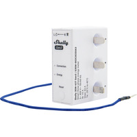 Shelly 3EM-63T Gen3, modelo con terminal plano, 0%, Instrumento de medición blanco