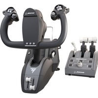 Thrustmaster TCA Yoke Pack Boeing Edition Negro, Gris USB Panel de mandos tipo máquina recreativa PC, Xbox, Xbox One, Xbox One S, Xbox One X, Xbox Series S, Xbox Series X, Conjunto negro/Gris, Panel de mandos tipo máquina recreativa, PC, Xbox, Xbox One, Xbox One S, Xbox One X, Xbox Series S, Xbox Series X, Alámbrico, USB, Negro, Gris, Cable