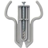 fischer Abrazadera para cuernos, Grapa gris