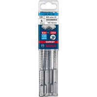 Bosch Expert Broca para martillo SDS plus-7X, Taladro Martillo perforador, Hammer drill bit, 5 mm, 165 mm, Concreto, Piedra, 10 cm
