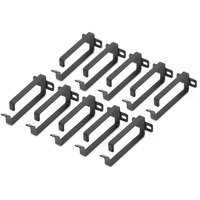 Digitus Soporte para cables para armarios de 483 mm (19"), Guía para cable negro