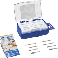 Dremel Set de grabado en vidrio, 8 piezas, Fresa 