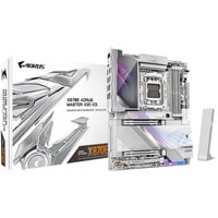 GIGABYTE X870E AORUS MASTER X3D ICE, Placa base plateado/blanco
