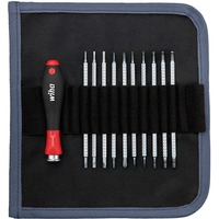 Wiha Destornillador con juego de cuchillas intercambiables SYSTEM 4 negro/Rojo