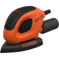 BLACK+DECKER Kompakt-Mouse BEW230-QS 55W, Lijadora Delta naranja/Negro