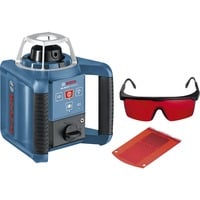 Bosch 0 601 061 501 no categorizado, Láser rotativo azul/Negro, Nivel giratorio, Negro, Azul, 300 m, 0,1 mm/m, 5°, 600 RPM