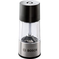Bosch 1600A001YE Molinillo de pimienta Negro, Acero inoxidable, Ensayo negro/Acero fino, Molinillo de pimienta, Negro, Acero inoxidable