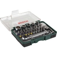 Bosch 2 607 017 160 punta de destornillador 27 pieza(s), Kit de herramientas verde, 27 pieza(s), Pozidriv, Torx, PH 1, PH 2, PH 3, 4,5,6 mm, T10, T15, T20, T25, T30, 3,4,5,6 mm