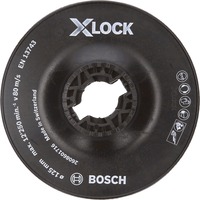Bosch 2 608 601 716 accesorio para amoladora angular Almohadilla de apoyo, Plato lijador Almohadilla de apoyo, 12,5 cm, Bosch, Negro, 12250 RPM, Plástico