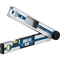 Bosch GAM 220 MF Professional medidor de ángulos digital 0 - 220°, Transportador plateado/Azul, 1,5 V, 0,4 m
