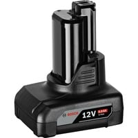 Bosch GBA 12V 6.0AH Professional Batería negro, Batería, Ión de litio, 6 Ah, 12 V, BOSCH, Negro