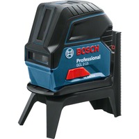 Bosch GCL 2-15 Professional Láser Combinado, Láser de líneas cruzadas azul/Negro, 15 m, 0,3 mm/m, 4°, Rojo, 650 nm (<1 mW), Nivel de línea/punto