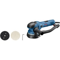Bosch GET 55-125 Professional Lijadora rotorbital 7800 RPM 15600 OPM Negro, Azul 550 W, Lijadora orbital azul/Negro, Lijadora rotorbital, Velcro, Negro, Azul, 3300 RPM, 7800 RPM, 6600 OPM