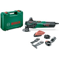 Bosch PMF 350 CES Negro, Verde 350 W 15000 OPM, Herramienta multifunción verde/Negro, Corte, Desbastado, Serrado, Negro, Verde, 15000 OPM, 20000 OPM, 1,4°, Corriente alterna