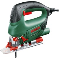 Bosch PST 800 PEL power jigsaws 3000 spm 530 W 2 kg, Sierra de calar verde/Negro, Área de agarre superior, Negro, Verde, Rojo, 3000 spm, 8 cm, 500 spm, 5 mm