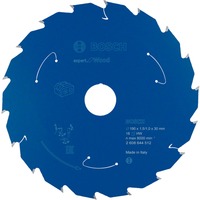 Bosch ‎2608644512 hoja de sierra circular 19 cm 1 pieza(s) Madera, 19 cm, Bosch, 300 g, 1 pieza(s)