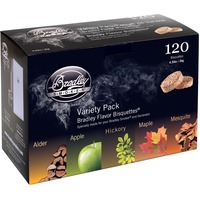 Bradley 5 Variaciones de Aromas de Bizcochos, 120 piezas, Madera ahumada 