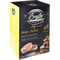 Bradley Bizcochos de aliso, 48 piezas, Madera ahumada 