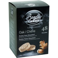 Bradley Bizcochos de roble, 48 piezas, Madera ahumada 