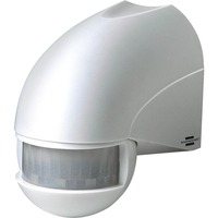 Brennenstuhl PIR 180 Sensor infrarrojo pasivo (PIR) Alámbrico Blanco, Detector de movimiento blanco, Sensor infrarrojo pasivo (PIR), Alámbrico, Blanco, IP44, 10 - 240 s, 180°