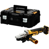 DEWALT Amoladora angular de cabeza plana a batería DCG405FNT, 18 Voltios negro/Amarillo
