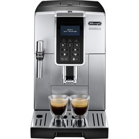 DeLonghi Dinamica Ecam 350.35.SB Totalmente automática Máquina espresso 1,8 L, Superautomática plateado/Negro, Máquina espresso, 1,8 L, Granos de café, De café molido, Molinillo integrado, 1450 W, Negro, Plata