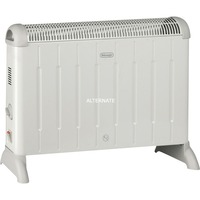 DeLonghi HCM2030 calefactor eléctrico 2000 W, Convector de pie blanco/Gris, 2000 W, 700 W, 60 m³, 230 V, 50 Hz, 542 x 175 x 400 mm