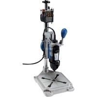Dremel 26150220JB taladro Llave, Soporte Taladro de columna de sobremesa, Llave, Negro, Azul