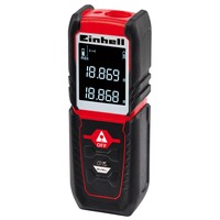 EINHELL TC-LD 25 25 m, Telémetro negro/Rojo, 25 m, 3 mm/m, Negro, Rojo, AAA, 1,5 V, 90 g
