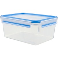 Emsa 508544 recipiente de almacenar comida Rectangular Caja 2,3 L Transparente 6 pieza(s) transparente/Azul, Caja, Rectangular, 2,3 L, Transparente, Polipropileno (PP), Elastómero termoplástico (TPE), Alemania