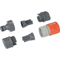 GARDENA Set de conexiones para mangueras microperforadas, Conexión 5316-20 