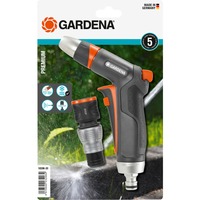 GARDENA Set premium con pistola de limpieza , Inyección negro/Plateado, 18306-20