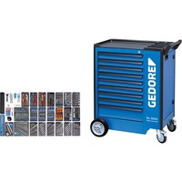 GEDORE 2657716 carro para herramientas, Carros de herramienta azul/Negro, 125,8 kg