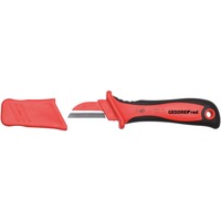 GEDORE R93220028 cúter, Cuchillo rojo/Negro, 143 g