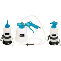 Hazet Kit de purga de frenos neumático 4969-1/3, Aireador azul