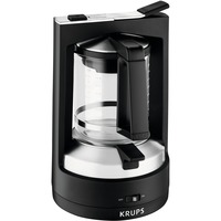 Krups KM4689 Cafetera de filtro 1,25 L negro/Plateado, Cafetera de filtro, 1,25 L, 850 W, Negro
