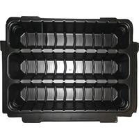 Makita P-83696 Organizador VARIO para caja de herramientas, Depósito negro, Para caja MAKPAC Tam. 1 - 4 , Negro, 388 mm, 283 mm, 66 mm