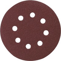 Makita Papel de lija con velcro, Ø 125mm, K80, Hoja de lija 