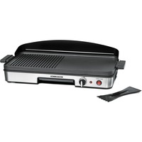 Rommelsbacher BBQ 2003 Negro, Plata Independiente 1900 W, Parrilla negro/Acero fino, Negro, Plata, Independiente, Acero inoxidable, 2 zona(s), 500 x 250 mm, Giratorio