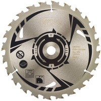 Ryobi Hoja de sierra circular HM CSB184A1, Ø 184 mm, 24 dientes 
