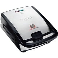 Tefal Snack Collection SW852D sandwichera 700 W Negro, Acero inoxidable plateado/Negro, Negro, Acero inoxidable, Listo, 225 x 135 mm, 700 W, Tipo C, 203 mm