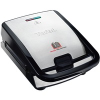 Tefal Snack Collection SW 852 D sandwichera 700 W Negro, Acero inoxidable plateado/Negro, 700 W, Tipo C, 203 mm, 280 mm, 361 mm, 3,12 kg