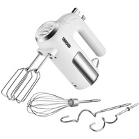 Unold 78710 batidora Batidora de mano 450 W Cromo, Blanco blanco/Acero fino, Batidora de mano, Cromo, Blanco, Batir, Amasar, Mezcla, 1,15 m, Plástico, Acero inoxidable, 450 W