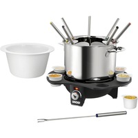 Unold Fondue elegance 0.9L plateado/Negro, Negro, Plata, Minorista