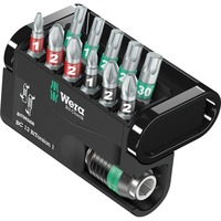 Wera Bit-Check 12 BiTorsion 1, Conjuntos de bits 12 pieza(s), Phillips, Pozidriv, Torx, PH 1,PH 2, PZ 1,PZ 2, TX10,TX15,TX20,TX25,TX30, 1 x 1/4"x50 1 x PH 1x25 2 x PH 2x25 1 x PZ 1x25 2 x PZ 2x25 1 x TX 10x25 1 x TX 15x25 1 x TX 20x25...