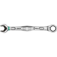 Wera Llaves combinadas con carraca Joker, Llave de tuercas 13 mm, Acero inoxidable, Acero, Mate, Alemania, 27,3 mm