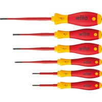Wiha Juego de destornilladores SoftFinish electric slimFix, 6 piezas rojo/Amarillo